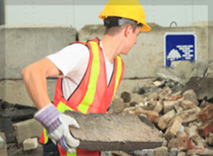 Enlèvement de gravats et déchets