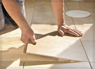 Pose de carrelage